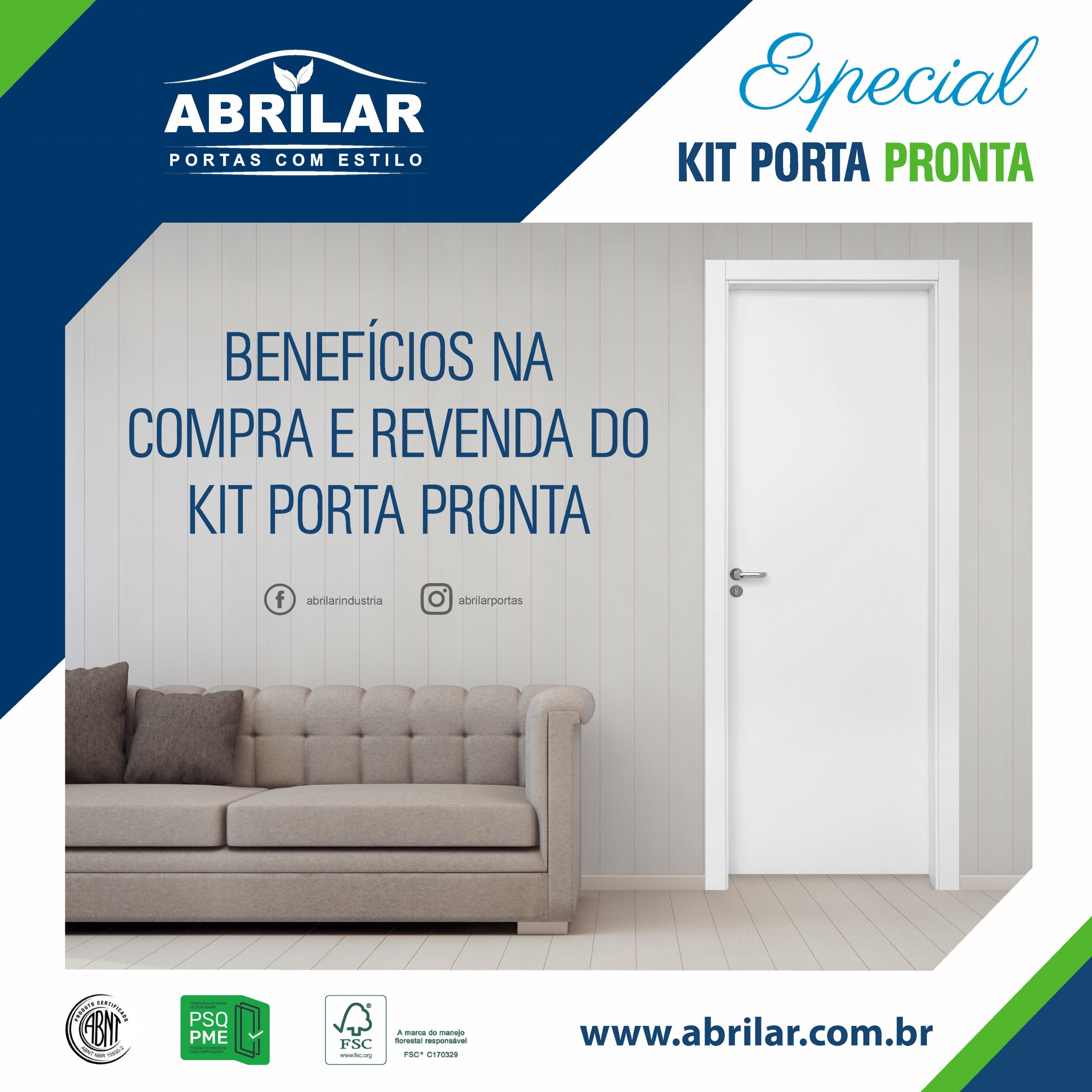 Porta de Madeira: Facilidades e Benefícios na compra e revenda do Kit Porta Pronta Abrilar
