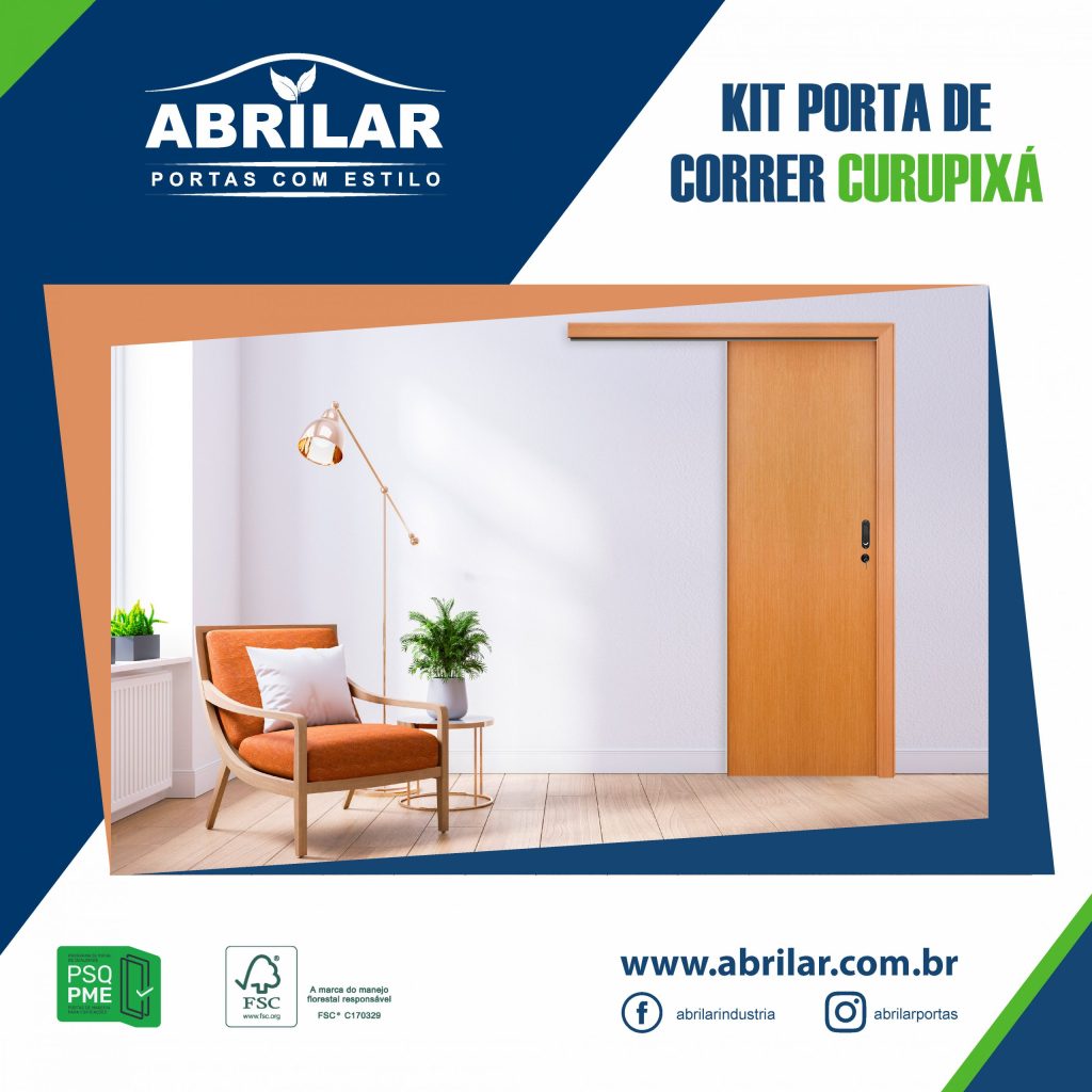 Kit Porta de Correr Curupixá UV