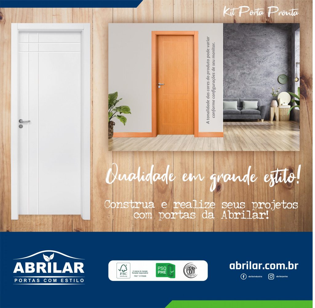 Kit Porta Pronta: Construa e realize seus projetos com portas da Abrilar!