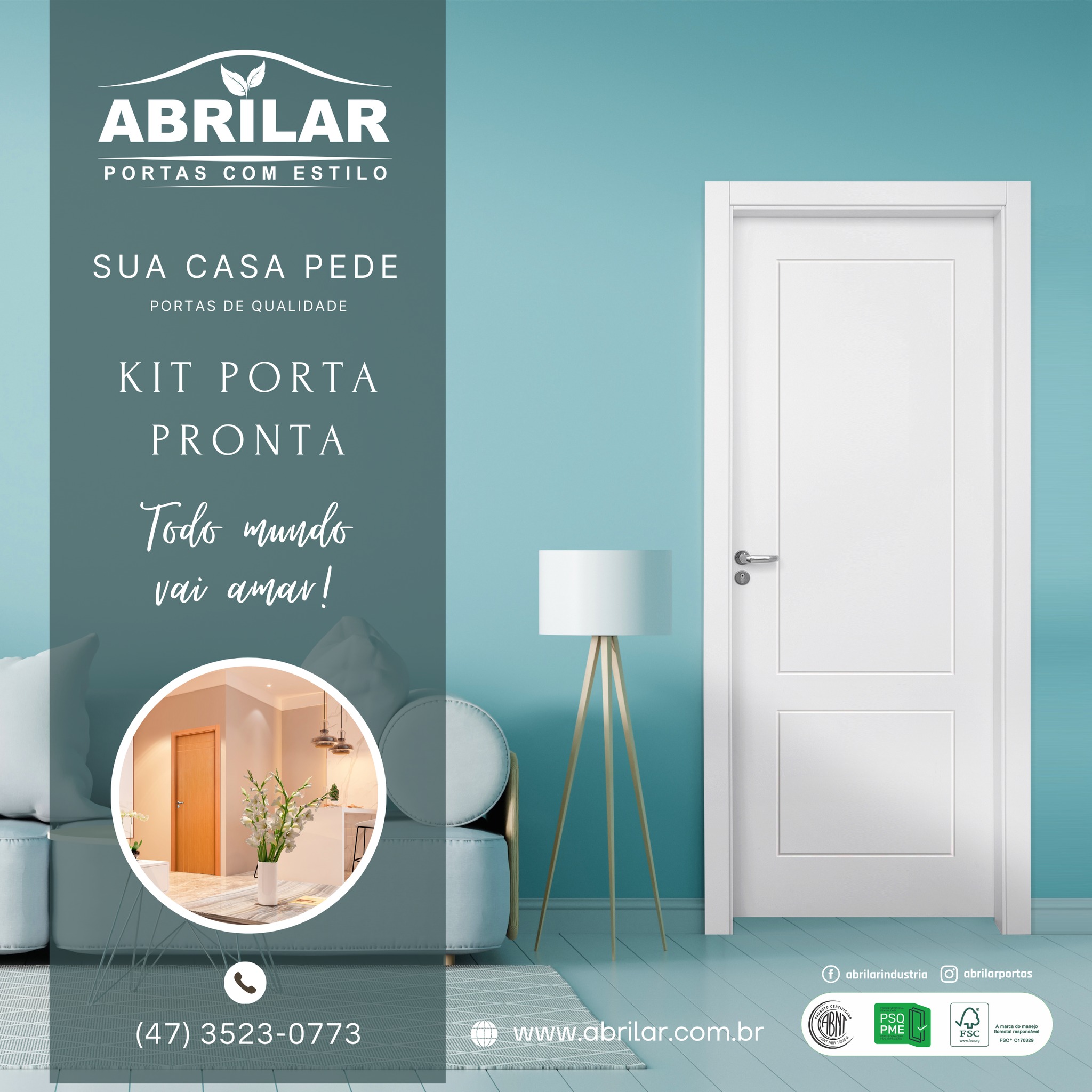 Garanta Qualidade e Estilo com o Kit Porta Pronta da Abrilar